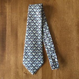 Fratello Handmade Yellow Equestrian Jumping Horse Stirrup Mens Neck Tie